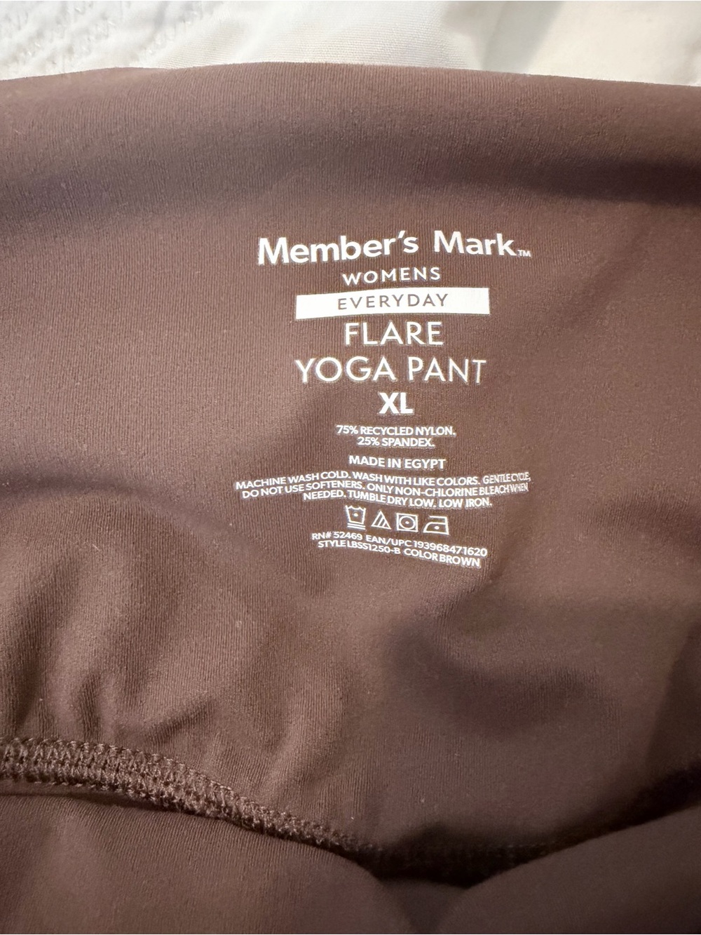 Member’s Mark yoga flare pants sz XL - Picture 2 of 3